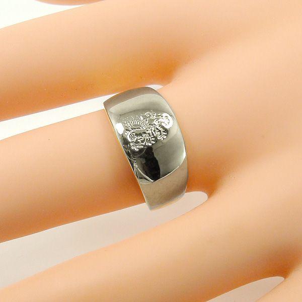 【極美品】 プラチナ 印台 指輪 メンズ リング プラチナ900 ライオン 紋章 【JSB2111096013】(74060円)