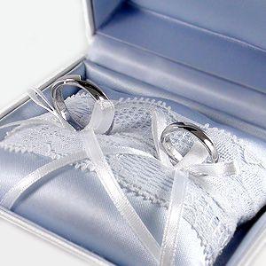 豪華結納セット 結婚指輪マリッジリング用高級サテン刺繍ジュエリーケース化粧箱