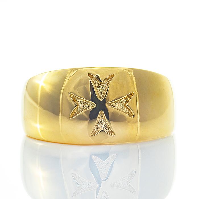 18金 指輪 ゴールド メンズ リング K18 クロス : ジュエリー工房