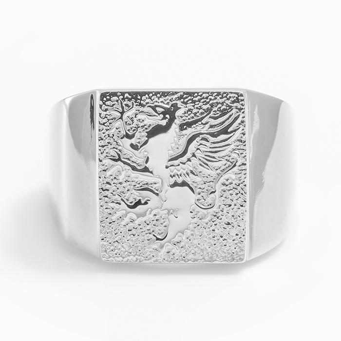 pt900 プラチナ リング 900刻印有り 重さ2.7g 16号 平打ち 彫金 Pt900印台プラチナ指輪紋章リングプラチナ900メンズリング刻印入り保証