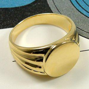 K18印台 ゴールドメンズ リング18金指輪人気おしゃれK18刻印入り保証書