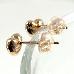 P*S様 K18PG ダイヤモンド ハート ピアス ハートスタッドピアス一粒ダイヤモンドピンクゴールドK18PG