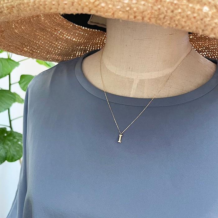 ローマ数字2 18金 ゴールド レディース ダイヤモンドK18ネックレス