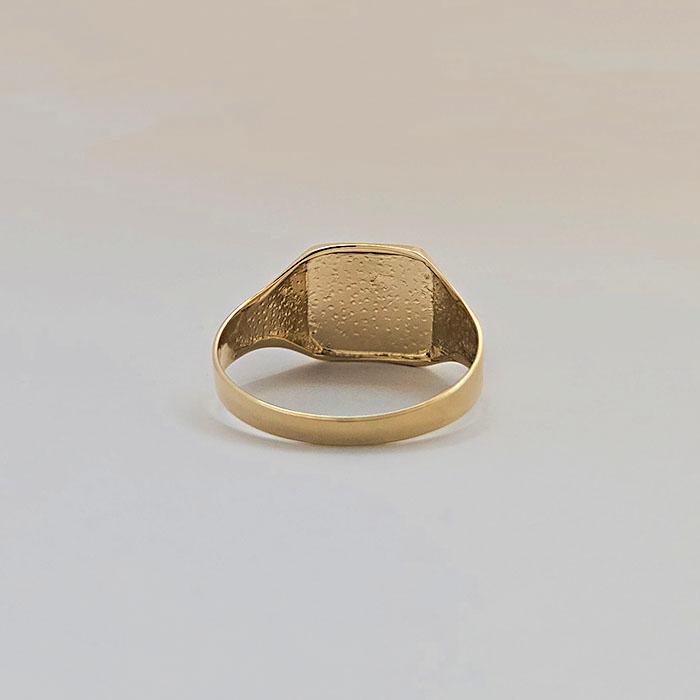 18金 印台 リング メンズ 男 指輪 K18 ゴールド 金 人気 K18 保証書付