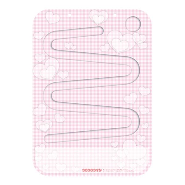 薄型500円玉貯金箱　コロコロコイン「デコ（ハート柄ピンク）」 | 