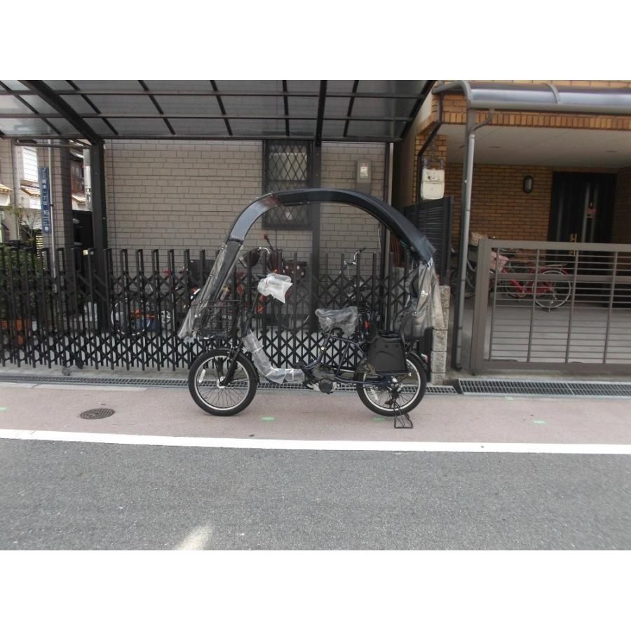 自転車 雨除け 日よけ 傘 屋根 パーツ、UVカット グッズ アクセサリー