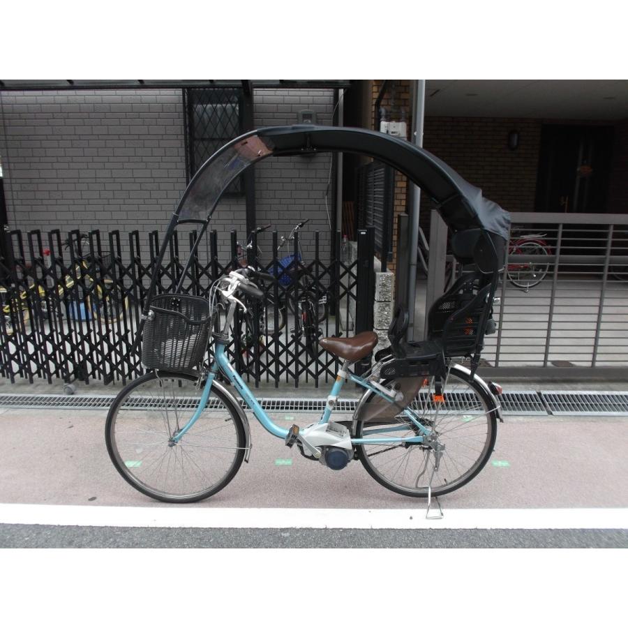 自転車 雨除け 日よけ 育児 子育て ベビー 合羽 カバー 傘 用品 透明サイド付 紺色の防水生地 屋根 グッズ リムジンpkk Kasutarimupkk コロポックル 通販 Yahoo ショッピング