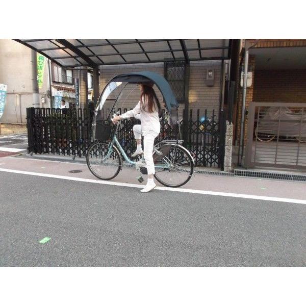 電動アシスト自転車のUVカット、日よけ、ワイパー付きの雨除け