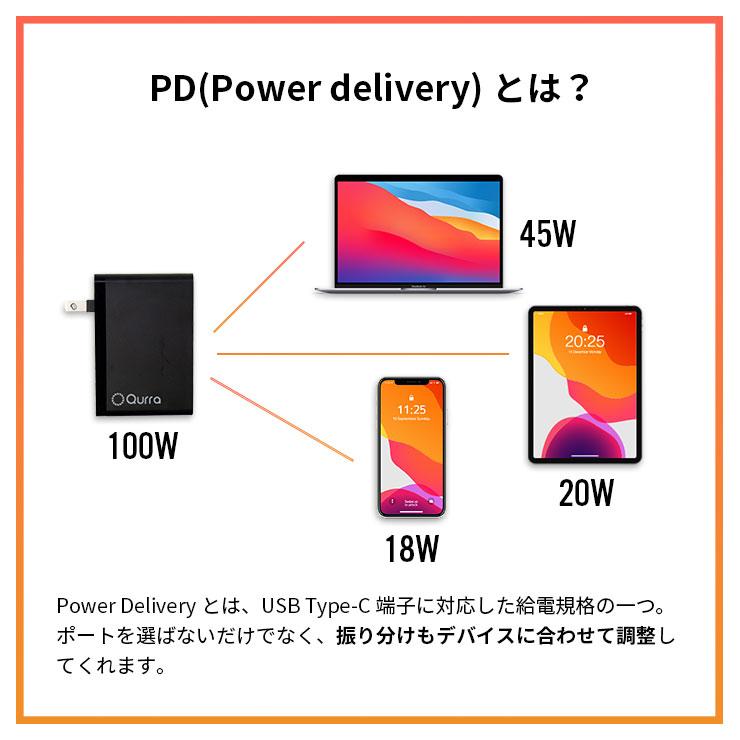 充電器 100w usb pd パソコン 充電器 コンセント usb充電器 4ポート type-c 急速充電 小型 USB USB-C ACアダプター ACアダプタ PD100W 充電器｜coroya｜06