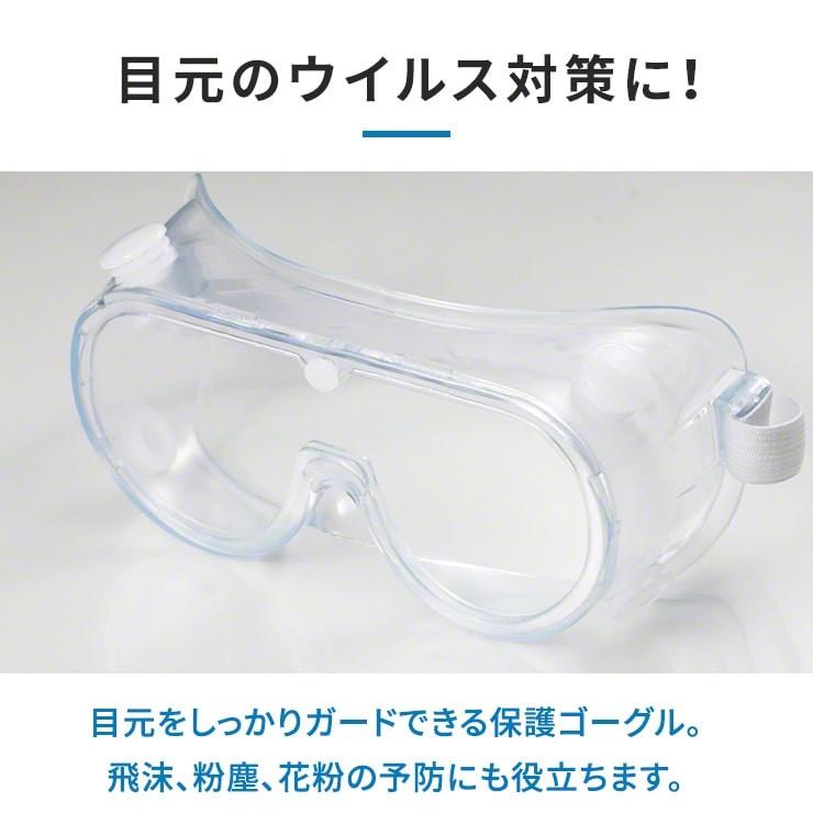 保護ゴーグル メガネ対応 3個セット ウイルス対策 花粉 メガネ 曇りにくい 飛沫感染 予防 眼鏡の上から 防塵 防じん クルラ公式ショップ By3r 通販 Paypayモール