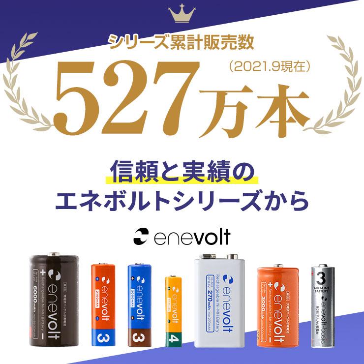 電池 単三電池 単3形 単四電池 単4形 アルカリ 乾電池 32本セット 選べる  防災 エネボルト ベーシック Enevolt basic 2年保証｜coroya｜02