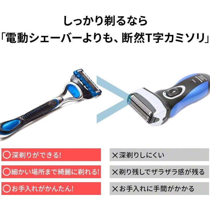 髭剃り カミソリ シェーバー メンズ レディース T字 ムダ毛処理 男女兼用 EVOSHAVE エヴォシェーブ スタートパック 替え刃10枚付き |  | 04