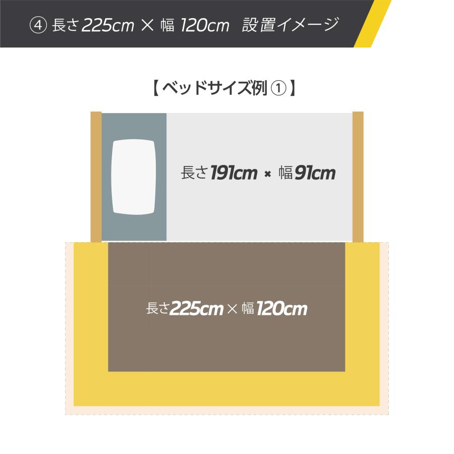 おくだけ ころやわ (225cm × 120cm) 【転倒予防学会推奨品認定】車いす・歩行器ご利用の方にもおすすめ 個室や特別室に最適 転倒骨折対策　介護・医療機関向け