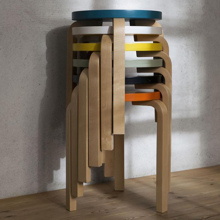artek Artek アルテック スツール 60 オールブラックラッカー 