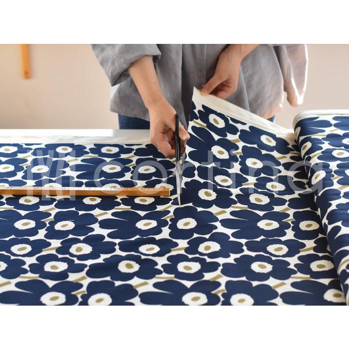 マリメッコ 生地 北欧 marimekko はぎれ ハーフカット ミニウニッコ  MINI UNIKKO 約70×50cm カットクロス 花柄 オックス ファブリック 布｜cortina｜25