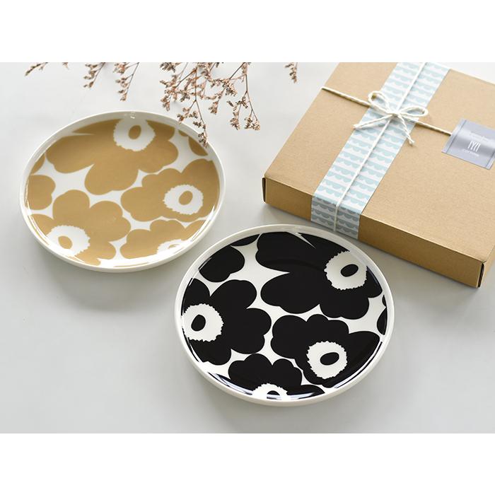 marimekko マリメッコ ギフトセット UNIKKO ウニッコ プレート 2点