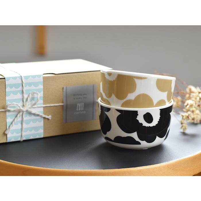 marimekko マリメッコ ギフトセット UNIKKO ウニッコ ボウル 2点セット 