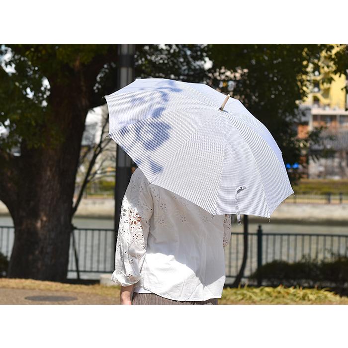日傘 晴雨兼用傘 雨傘 シンプル サンク CINQ チェック 柄 傘 長傘 母の