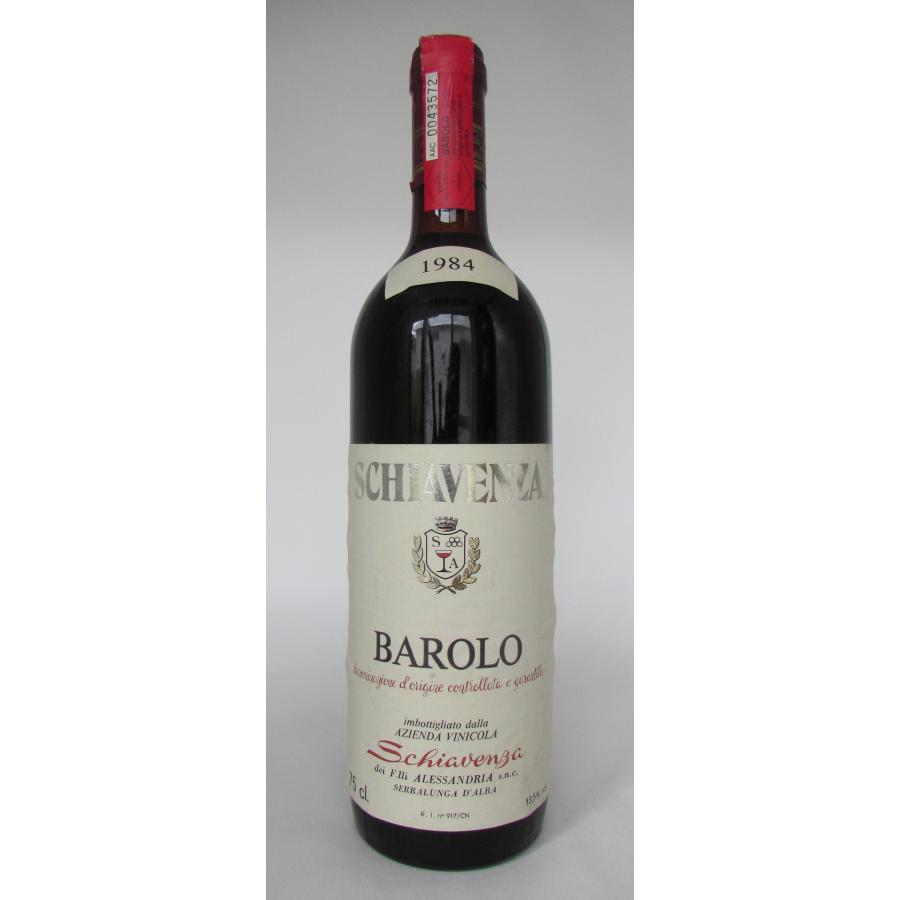 1984 Barolo， Schiavenza バローロ 1984 スキアヴェンツァ　赤ワイン　イタリア バローロ ダルバ