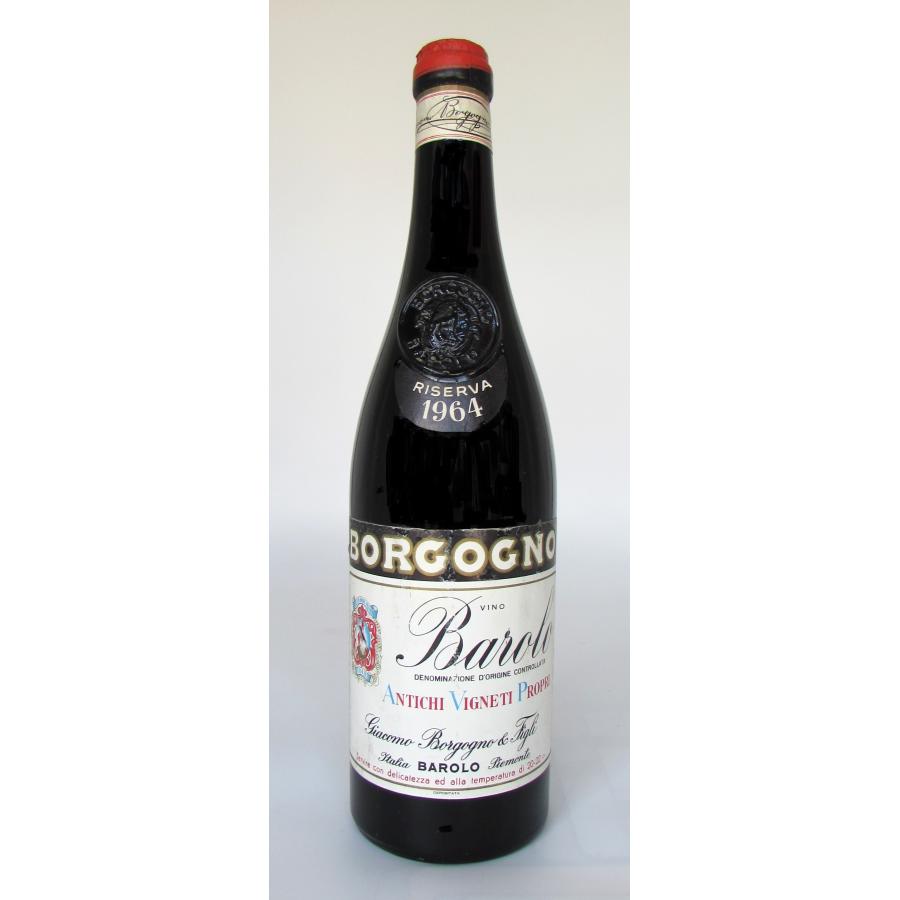 1964 Barolo Riserva， Giacomo Borgogno バローロ リゼルヴァ 1964 ジァーコモ ボルゴーニョ バローロ ジァーコモ ダルバ
