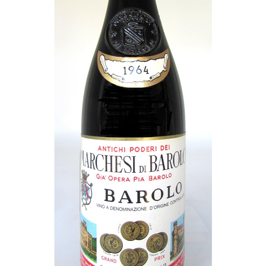1964 Barolo， Marchesi di Barolo バローロ 1964 マルケージ ディ バローロ　赤ワイン　イタリア バローロ ディ マルケージ ダルバ