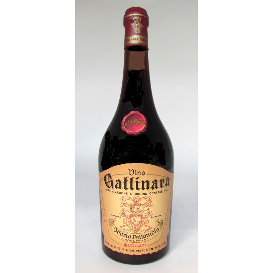 1962 Gattinara， Mario Antoniolo ガッティナーラ 1962 マリオ アントニオーロ　赤ワイン　イタリア ガッティナーラ