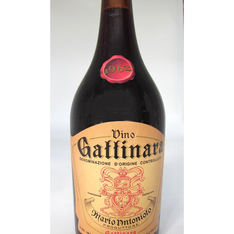 1962 Gattinara， Mario Antoniolo ガッティナーラ 1962 マリオ アントニオーロ　赤ワイン　イタリア ガッティナーラ