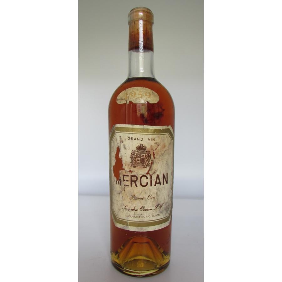 【〜6/6まで出品】 【還暦のお祝いに】1959 Grand Vin Mercian Premier Cru， Sanraku-Ocean グラン ヴァン メルシャン プルミエ クリュ 1959 サンラク オーシャン 【HOV9845034877】(34538円)