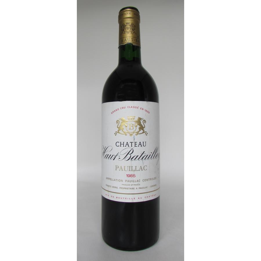 1985 Chateau Haut-Batailley， Pauillac Medoc 5th Growth シャトー オー バタイエ 1985 ポイヤック 格付け第 5 級 シャトー オー ポイヤック
