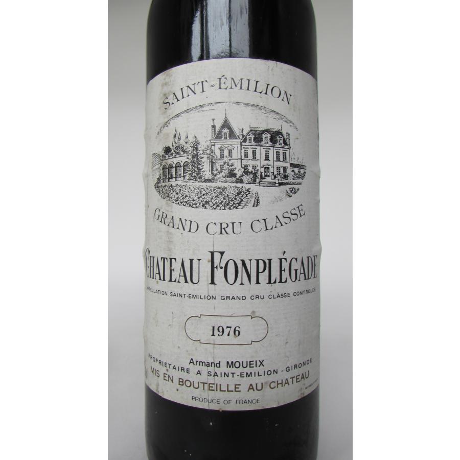 1976 Chateau Fonplegade ， Saint-Emilion Grand Cru シャトー フォンプレガード 1976 サン-テミリオン特別級 シャトー