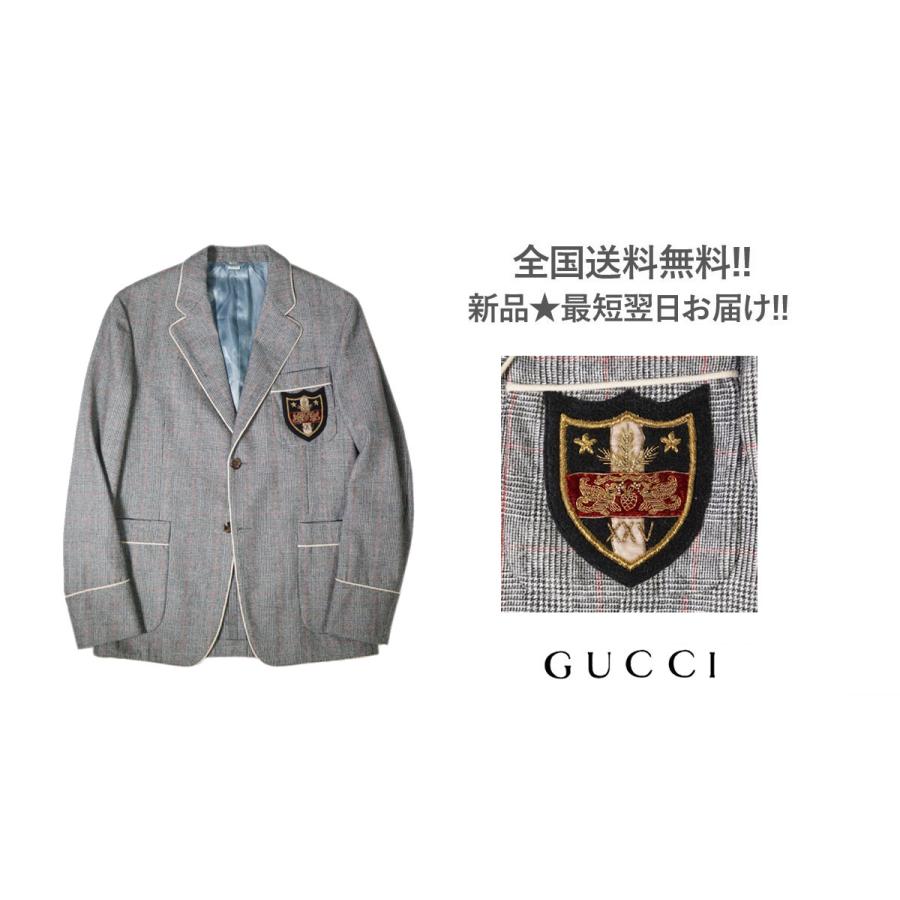 F257 Gucci グッチ イタリア製 ワッペン ジャケット メンズ 男 新品 グレー 1210 46 F257 シートラスト 通販 Yahoo ショッピング