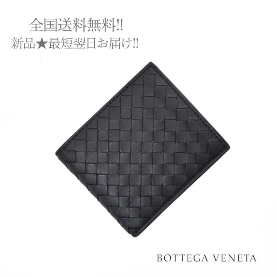 正規品 G877 Bottega Veneta ボッテガ ヴェネタ 財布 ミニウォレット Idケース付き 二つ折り Vnレザー イタリア製 メンズ 男 新品 1000 ブラック 期間限定送料無料 Abmicse Org