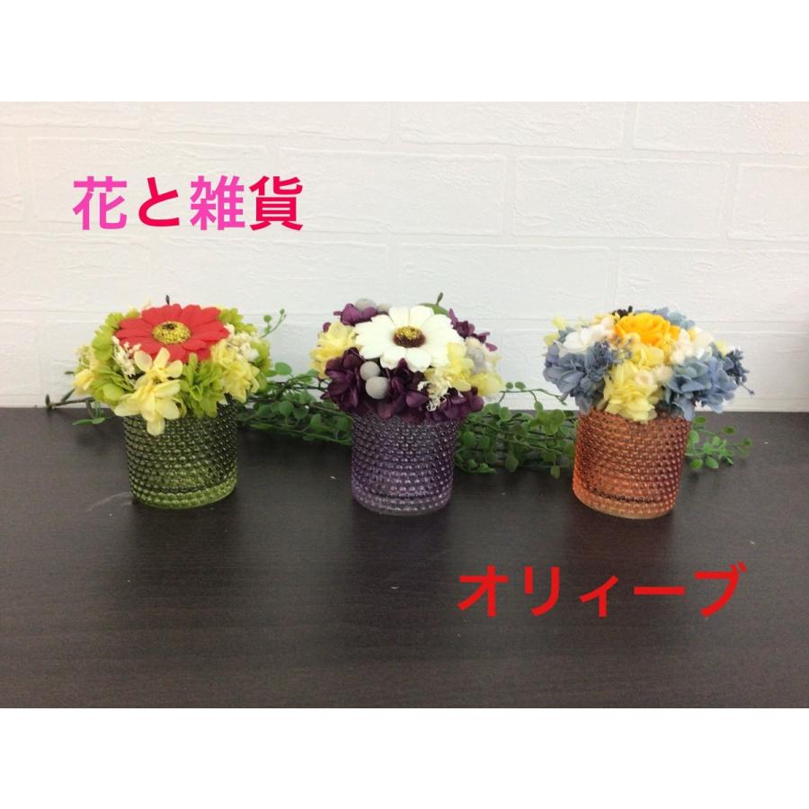 グラス プリザーブドフラワー 誕生日 祝い プレゼント 枯れない花 お返し 母の日 バレンタイン ホワイトデー Puri401 花と雑貨オリィーブ 通販 Yahoo ショッピング