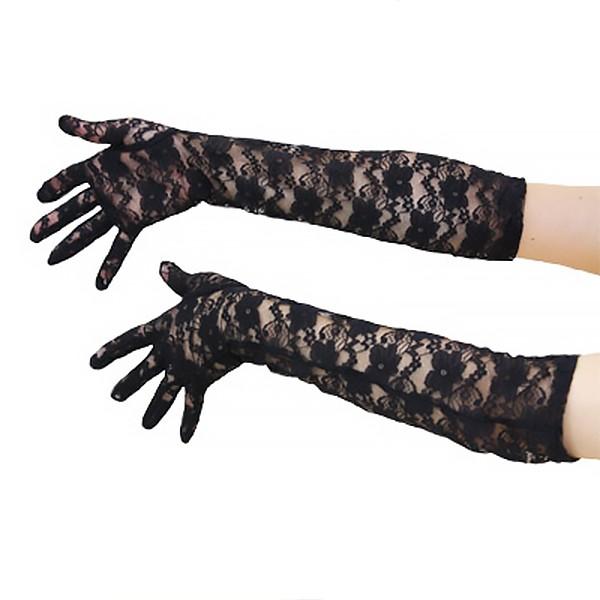 レースロング手袋 コスプレ小物 グローブ 手袋 アレンジ アクセサリー アニメ アイドル ハロウィン 仮装 大人 コスチューム 衣装