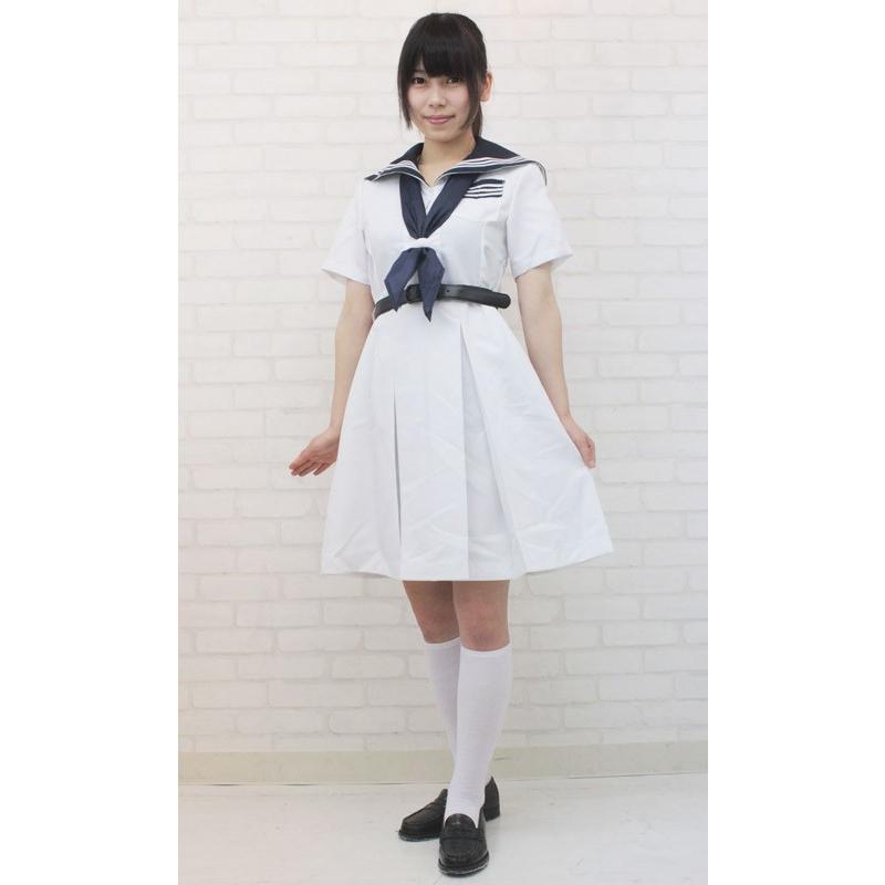 お嬢様学園高校のセーラー服 夏服 Big コスプレ 可愛い 制服 スクール セーラー 学生服 アニメ アイドル ハロウィン 大きいサイズ 男女兼用 女装 男の娘 Cm0641 コスプレ通信 通販 Yahoo ショッピング
