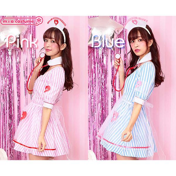 コスプレ ナース ブルーソーダナース 看護師 制服 セクシー 衣装 