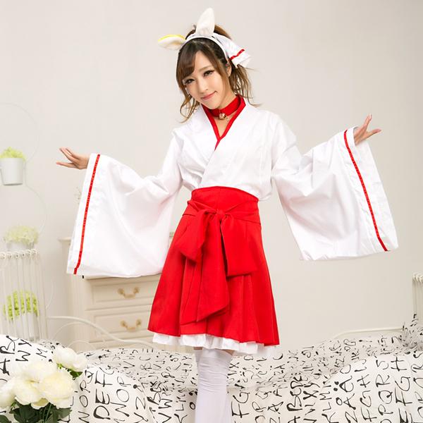 あやかし巫女狐 コスプレ 可愛い 和装 巫女 忍者 着物 和服 時代劇 舞台 アニメ 映画 アイドル ハロウィン イベント コスチューム セクシー 衣装 I コスプレ通信 通販 Yahoo ショッピング