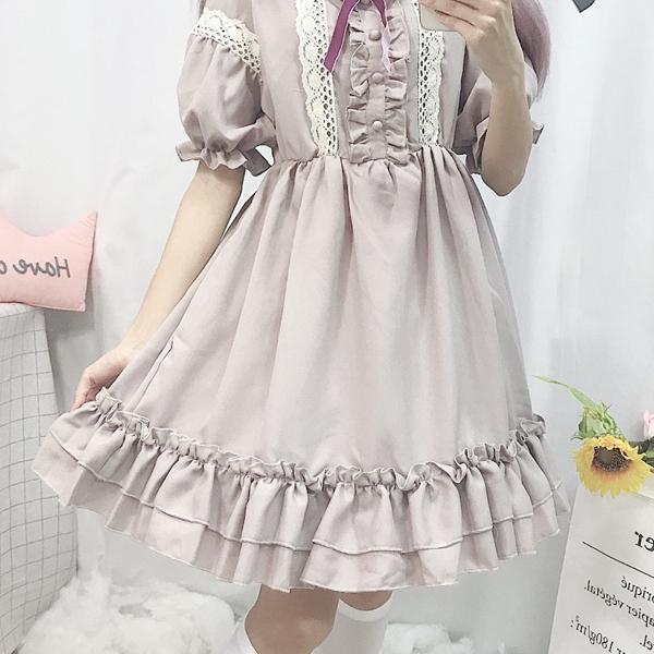 ゴスロリゆるふわワンピース フリーサイズ ワンピース ドレス トップス 韓国ファッション 中国ファッション インポート 海外 セレクト カジュアル きれいめ Mr0294 コスプレ通信 通販 Yahoo ショッピング