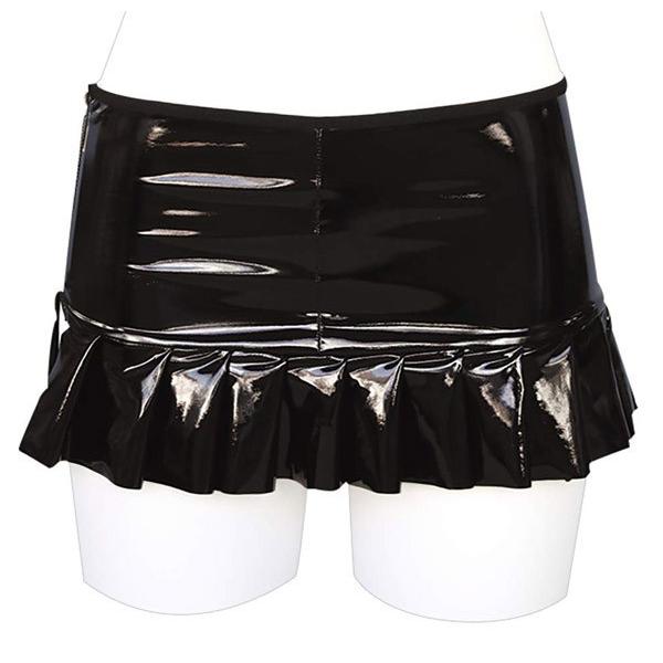 シャイニングエナメルプリーツスカート おとこの娘用 コスプレ小物  