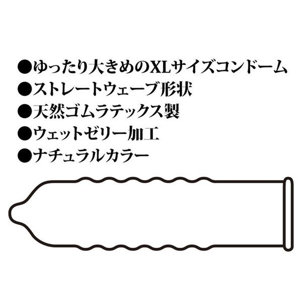 中身がバレない包装 コンドーム リッチ業務用144個入り XLサイズ 業務用 大容量 まとめ買い 避妊具 二重梱包 LLサイズ ラージ 大きい 避妊具 二重梱包｜coscommu｜03