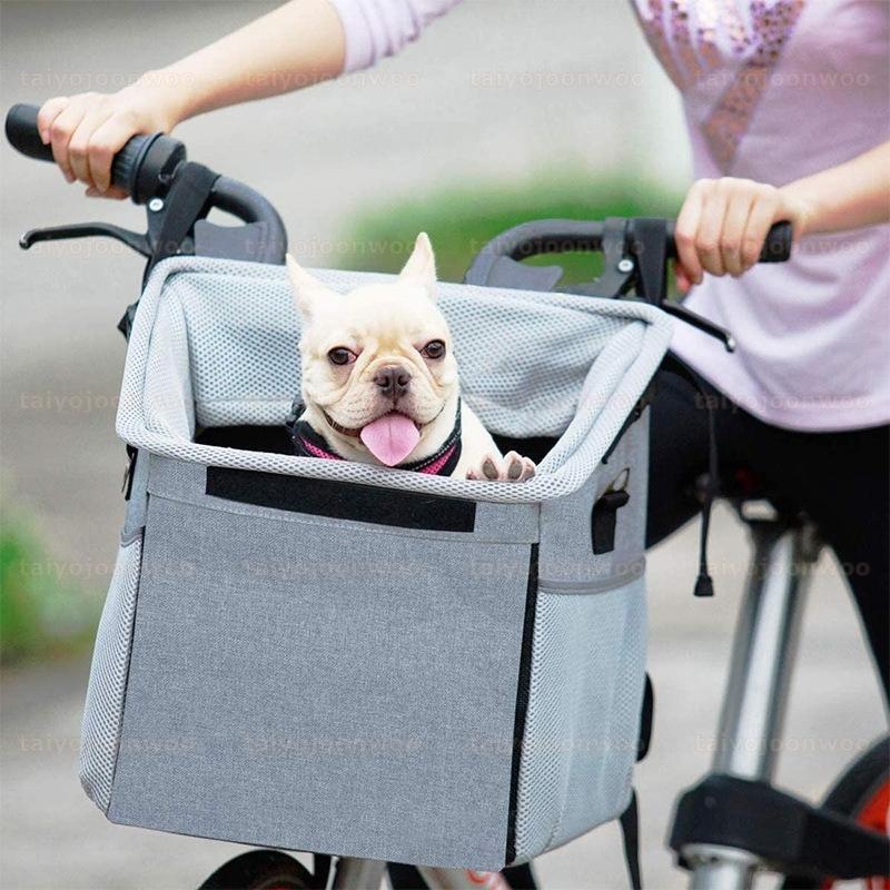 自転車 犬 猫 ペットキャリー バッグ ペット ドッグ キャリー ペットショルダーバッグ 籠 かご アウトドア ショッピング｜coscosstore｜02