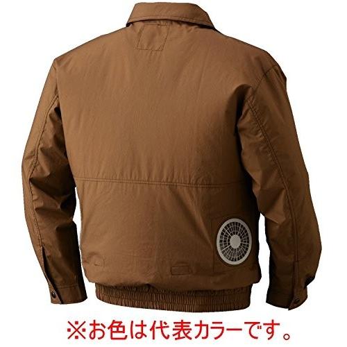 KU91400 空調服 R 綿薄手 タチエリ 服のみ チャコール M 【北海道・沖縄・離島配送不可】 株式会社空調服 綿薄手タチエリ空調服 (KU91400) (空調服のみ) : クー