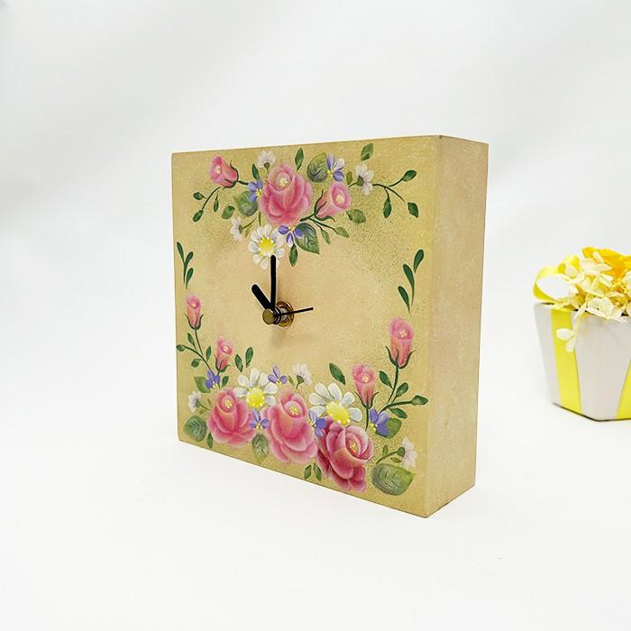 置き時計 ホオノキ 天然木材 木製 おしゃれ インテリア 北欧モダン アーティスト時計 |  | 02