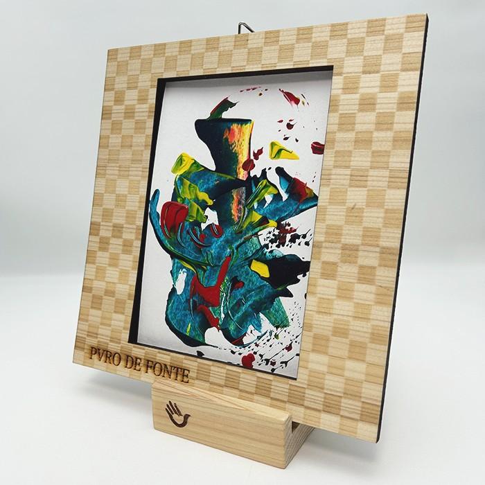 写真立て 縦 写真立て おしゃれ フォトフレーム ひのき 市松模様 |  | 01