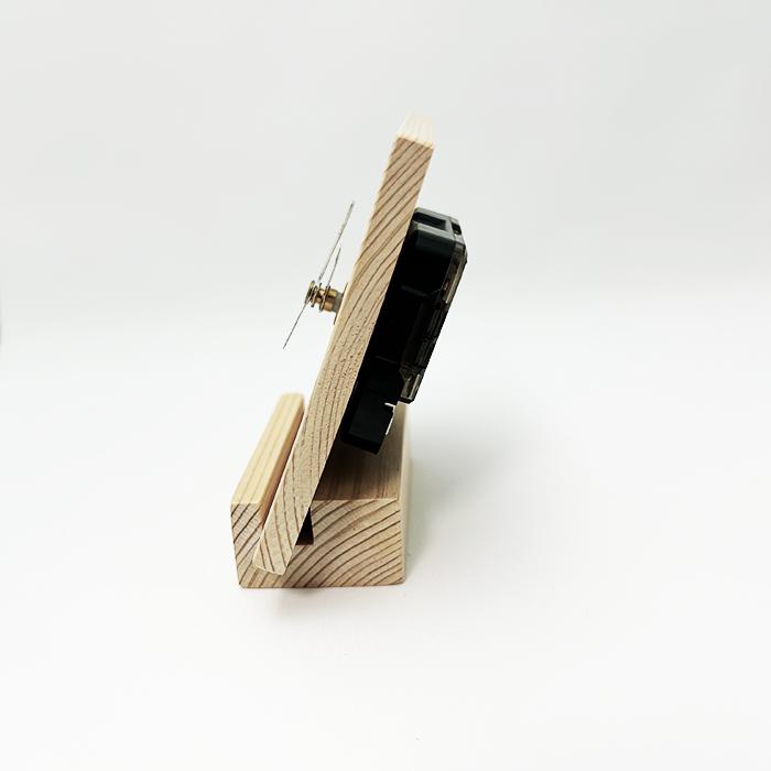 時計 置き時計 ヒノキ 桧 ミニ HINOKIO’CLOCK Natural 無垢材 木目弱め おしゃれ デジタル アンティーク 木製 |  | 02