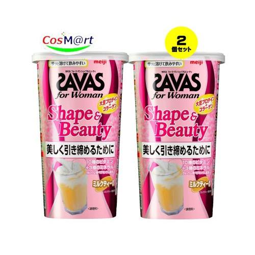 ザバス 【2個セット】 明治 ザバス(SAVAS) for Woman シェイプ 