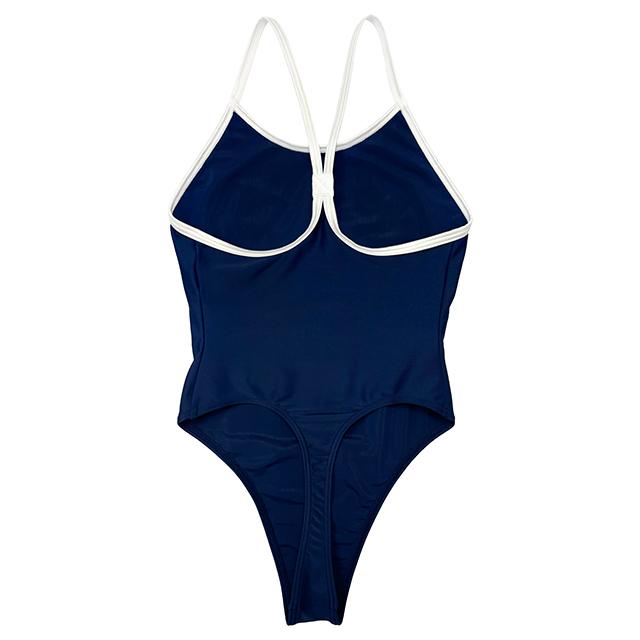 スベスベ素材 Tバック バイピング スクール水着 M LL wbb-1478