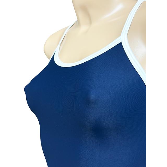 スベスベ素材 Tバック バイピング スクール水着 M LL wbb-1478