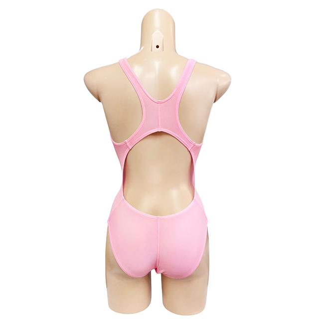 スベスベ 競泳水着 M 3L wbb-2780 ネイビー ホワイト ピンク 水着