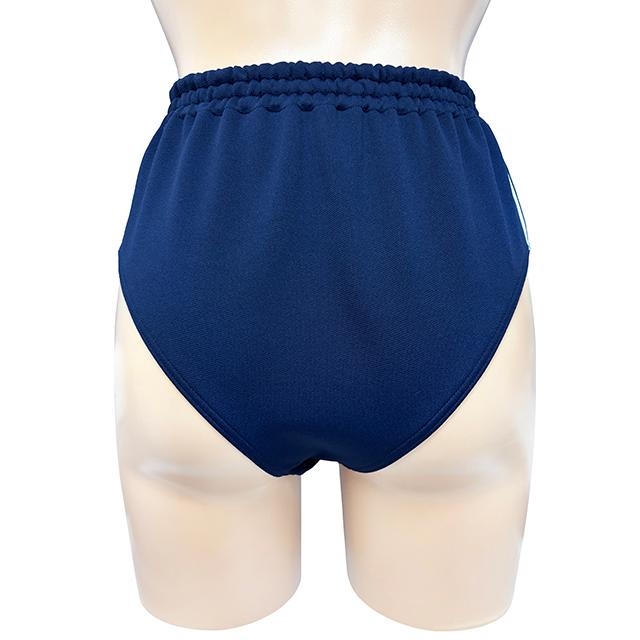 ライン入り ハーフバックタイプ ハイレグ ブルマー M LL wbb-5765
